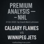 Calgary Flames vs Winnipeg Jets - by Coach Mark Lehtonen