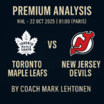 Toronto Maple Leafs vs New Jersey Devils - by Coach Mark Lehtonen