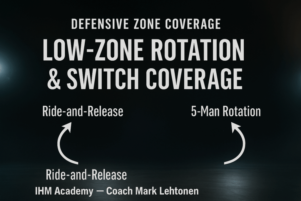 IHM Academy · Defensive Zone Coverage-Lesson #2