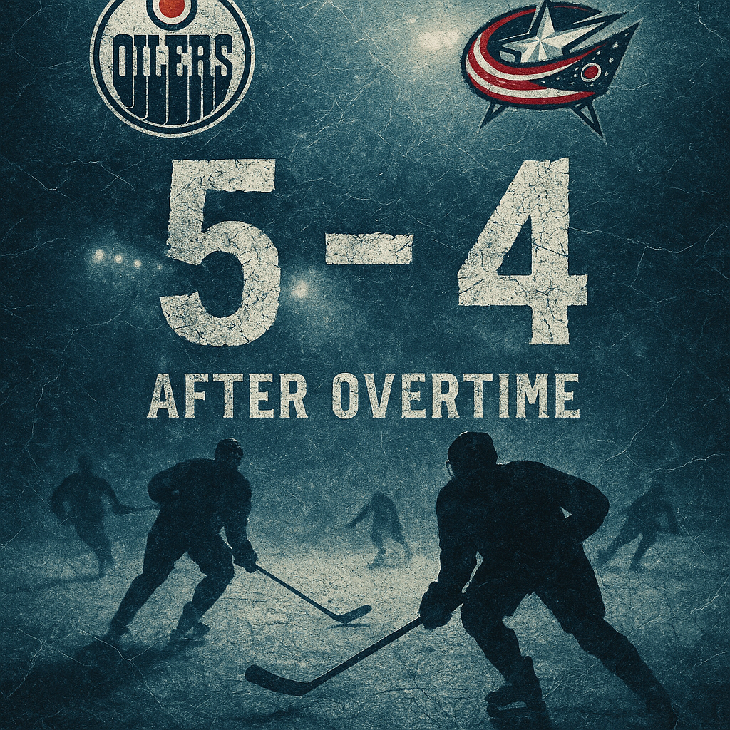 Edmonton Oilers 5-4 <a href=