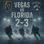 Vegas Golden Knights 2-3 Florida Panthers - Game Recap