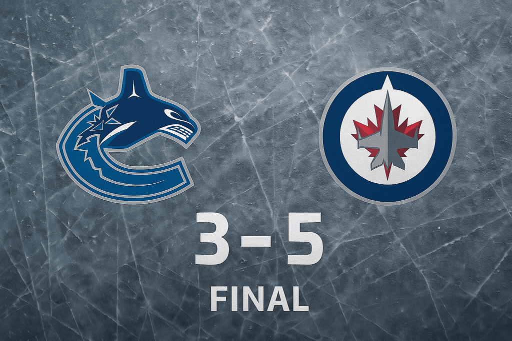 Vancouver Canucks 3-5 Winnipeg Jets | IHM Game Recap