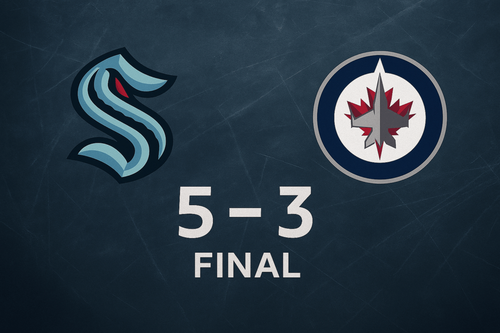 Seattle Kraken 5-3 Winnipeg Jets: IHM Match Recap