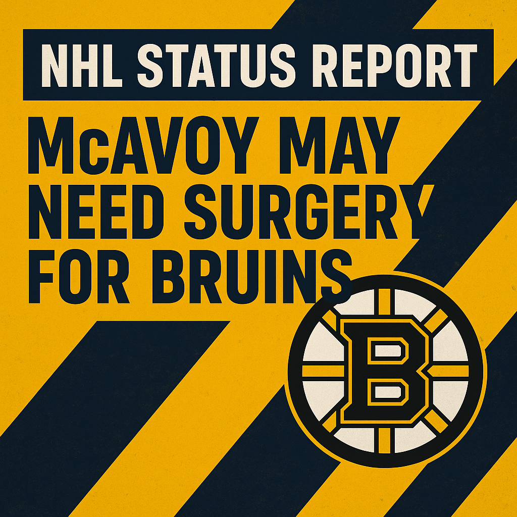 Boston Bruins: McAvoy’s status still unclear