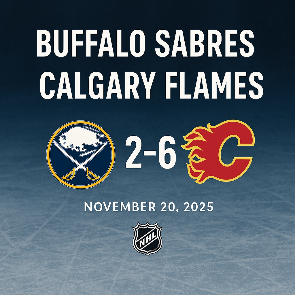Buffalo Sabres 2-6 Calgary Flames - NHL Game Recap | IHM News