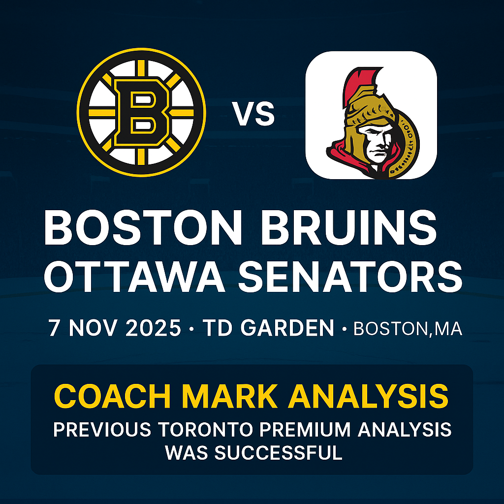 Boston Bruins vs Ottawa Senators - Match Preview