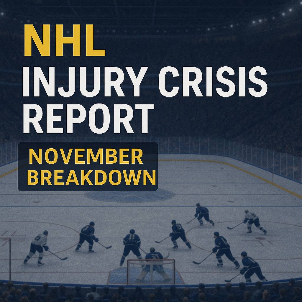 NHL Injury Crisis Report - November Breakdown Across the League | IHM News