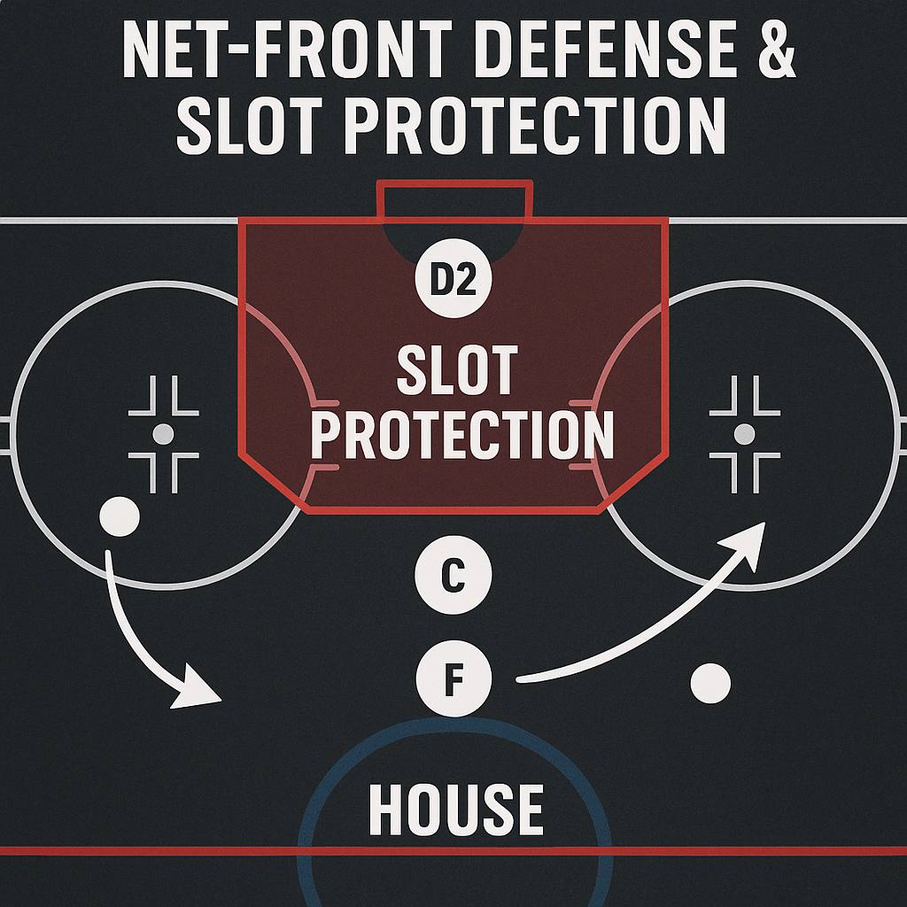 IHM Academy - Defensive Zone Coverage · Lesson 4: Net-Front Defense & Slot Protection