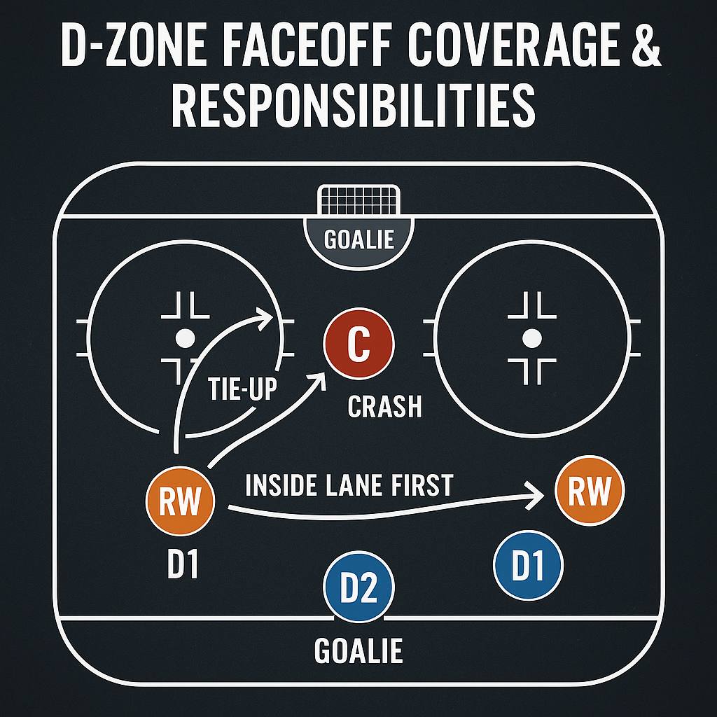 IHM Academy - Defensive Zone Coverage · Lesson #5
D-Zone Faceoff Coverage & Responsibilities