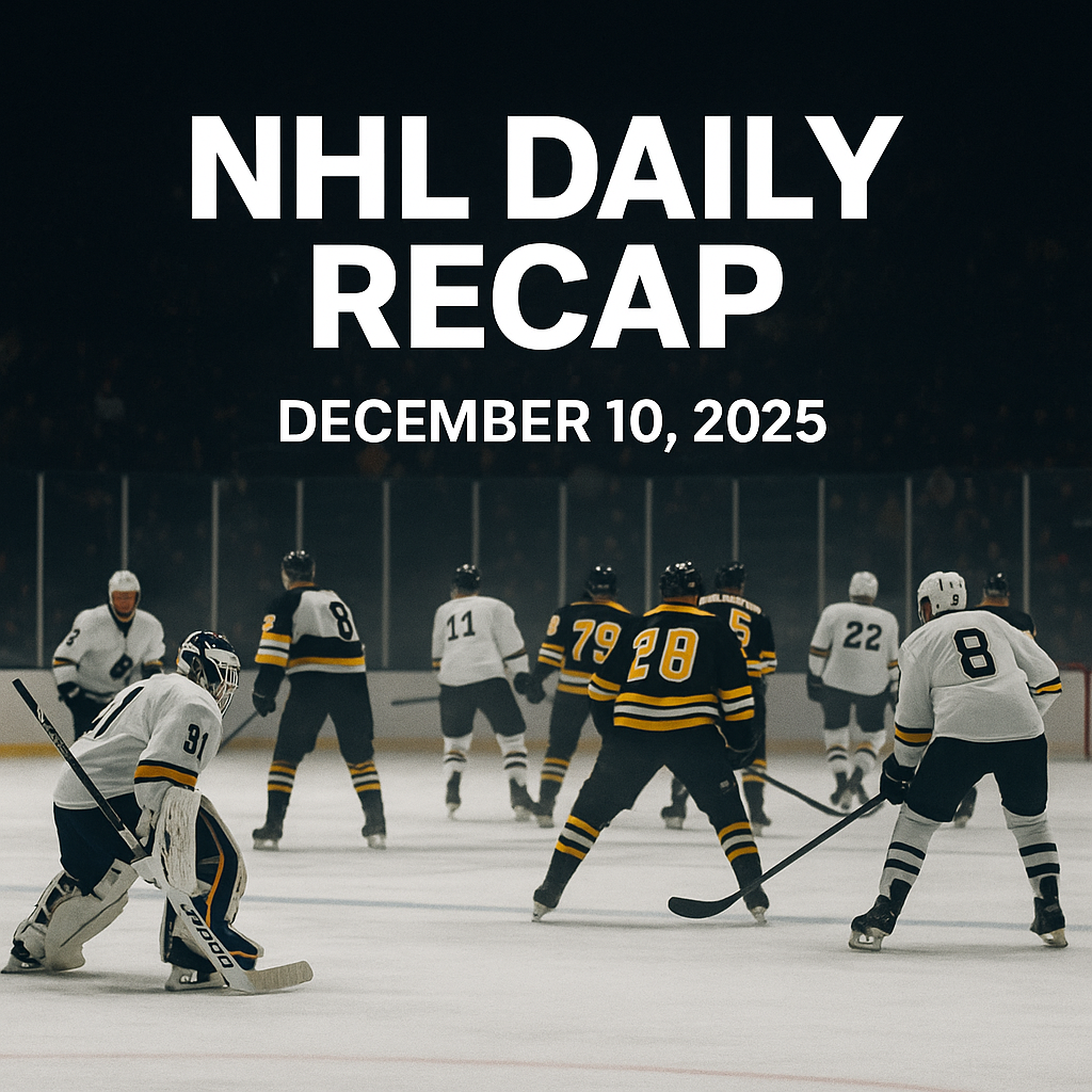 NHL Daily Recap - December 10, 2025 | IHM News