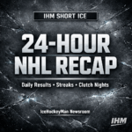 NHL SHORT ICE 24-Hour Recap | IHM News