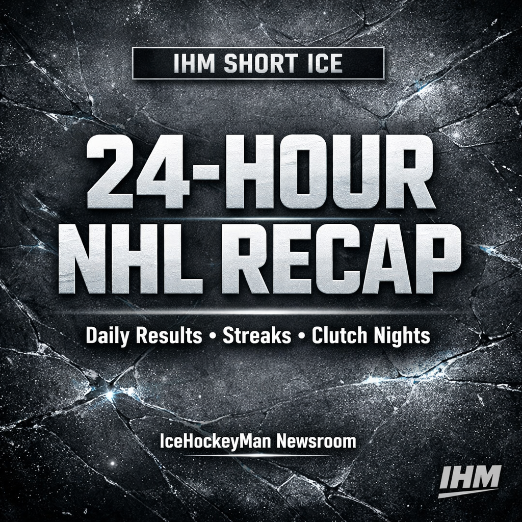 NHL SHORT ICE 24-Hour Recap | IHM News