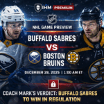 Buffalo Sabres vs Boston Bruins - Game Preview & Analysis | Dec 28, 2025
