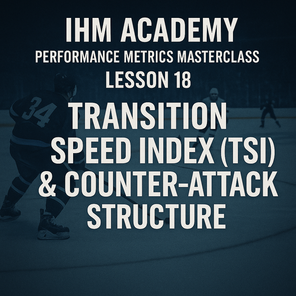 IHM Academy · Performance Metrics Masterclass - Lesson 18
