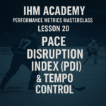 IHM Academy · Performance Metrics Masterclass - Lesson 20