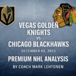 Vegas Golden Knights vs Chicago Blackhawks: Premium NHL Analysis Teaser