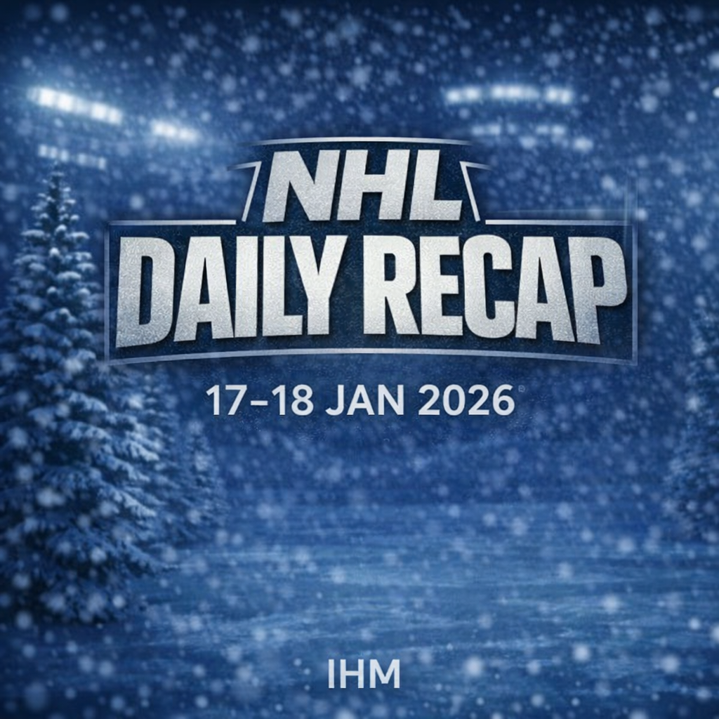 NHL DAILY RECAP - January 17-18, 2026 | IHM News