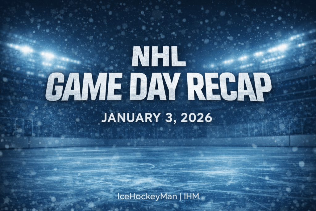 NHL Game Day Recap - January 3, 2026 | IHM News
