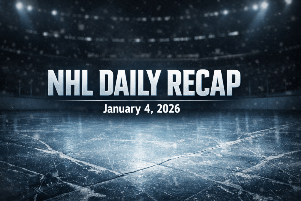 NHL Game Day Recap - January 4, 2026 | IHM News