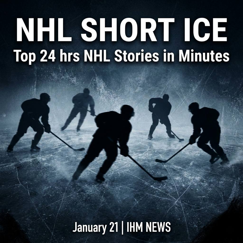 IHM NHL SHORT ICE - Top Stories in Minutes January 21, 2026 | IHM News