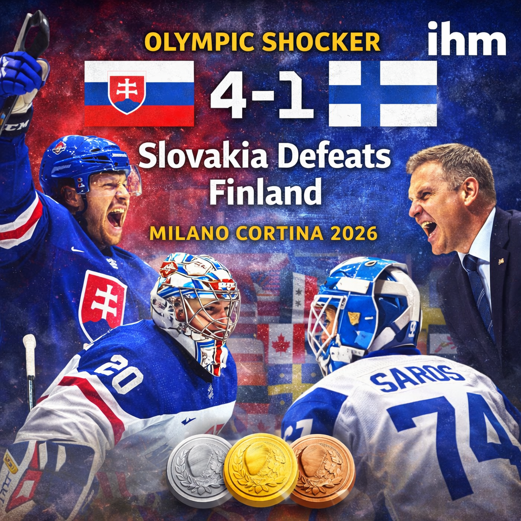 Slovakia Shocks Finland 4-1 | First Major Upset of Milano Cortina 2026 | IHM News