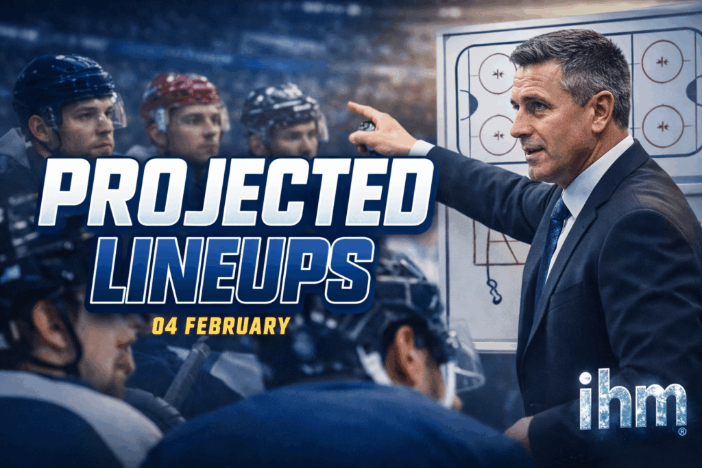 NHL Projected Lineups - Game Day Feb 4, 2026 | IHM News