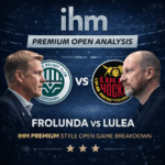 Frolunda vs Lulea Premium Open Analysis - IHM