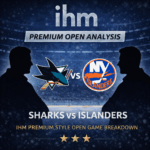 Sharks vs Islanders Premium Open Analysis