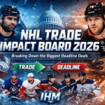 NHL Trade Impact Board 2026: IHM analysis of the biggest deadline deals