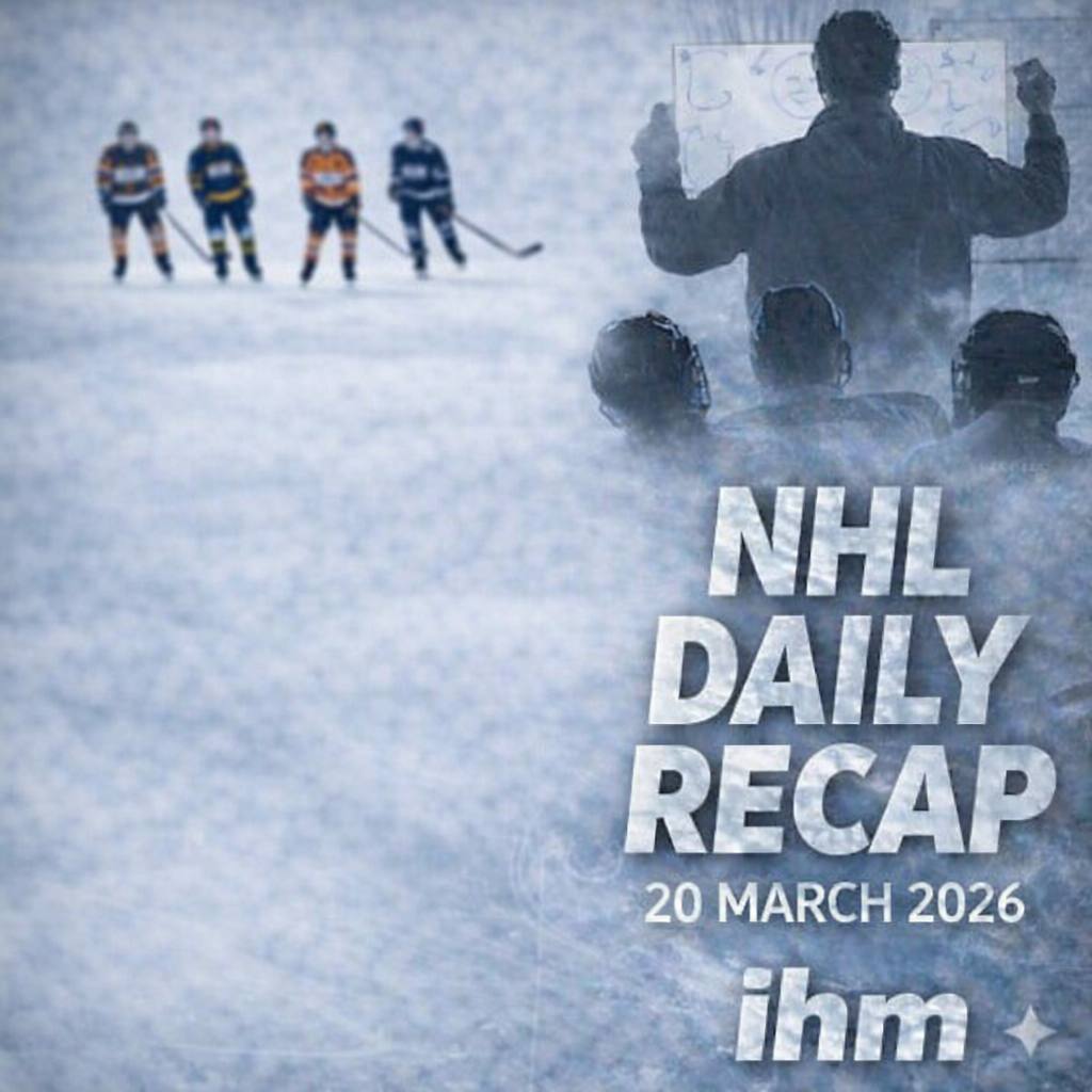 NHL Daily Recap - March 20, 2026 | IceHockeyMan