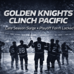 Golden Knights Clinch Pacific - Late Season Surge Defines Vegas Identity