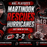 Martinook Wins in 2OT - Hurricanes Take 2-0 Lead | IHM