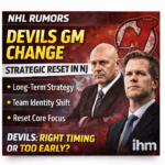 Devils GM Change Strategic Reset