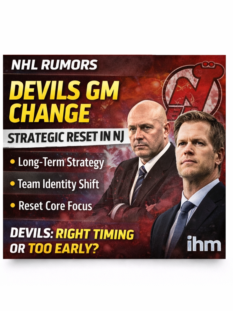 Devils GM Change Strategic Reset