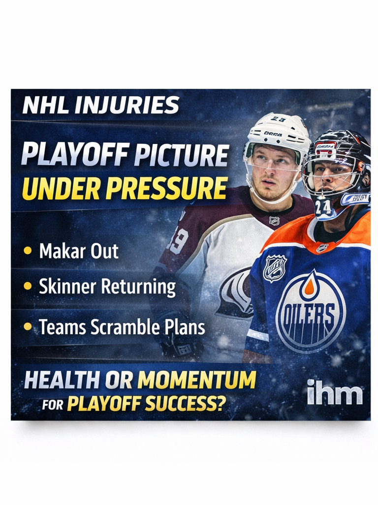NHL Injuries Playoff Impact Update